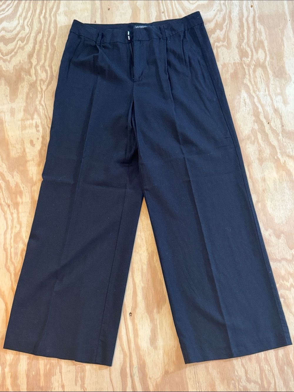 Soundstyle linen wide leg trousers